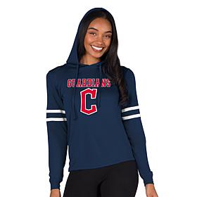 Officially Licensed MLB Concepts Sport Cleveland Ladies' Hooded Top 