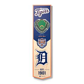 Officially Licensed MLB Detroit Tigers 3D Stadium Banner