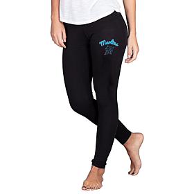 Officially Licensed MLB Fraction Women's Slounge Leggings - Marlins