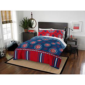 Officially Licensed MLB Full Bed In a Bag Set - Chicago Cubs
