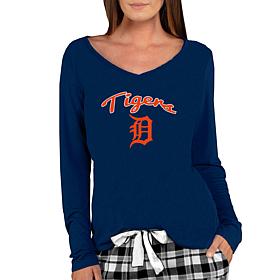 Officially Licensed MLB Ladies Marathon Long Sleeve Top - Tigers
