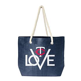 Officially Licensed MLB Love Tote - Minnesota Twins