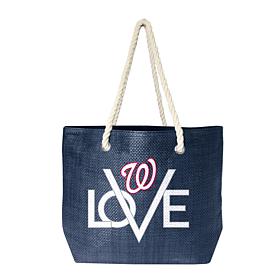 Officially Licensed MLB Love Tote - Washington Nationals