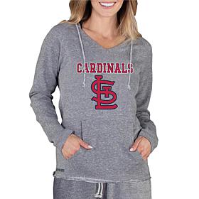 Officially Licensed MLB Mainstream Ladies L/S Hooded Top - Cardinals
