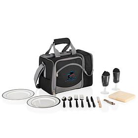 Officially Licensed MLB Malibu Picnic Basket Cooler - Miami