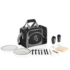 Officially Licensed MLB Malibu Picnic Basket Cooler - White Sox