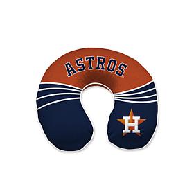Officially Licensed MLB Memory Foam U-Neck Travel Pillow - Astros 