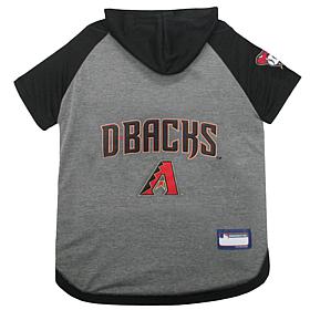Officially Licensed MLB PetsFirst Diamondbacks Hoodie Tee Shirt