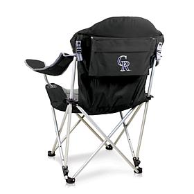 Officially Licensed MLB Reclining Camp Chair - Colorado Rockies