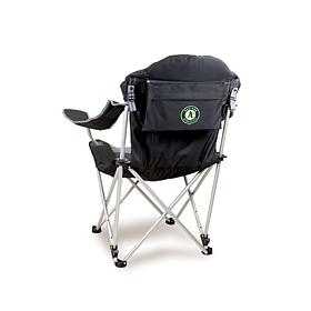 Officially Licensed MLB Reclining Camp Chair - Oakland Athletics
