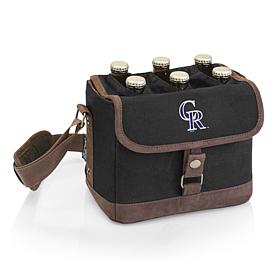 Officially Licensed MLB Rockies Beer Caddy Cooler Tote w/ Opener