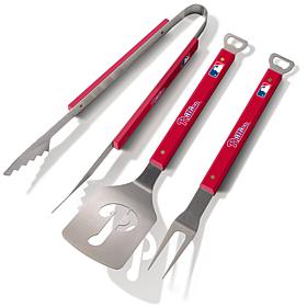 Officially Licensed MLB  Spirit Series 3-Piece BBQ Set - Phillies