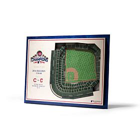Officially Licensed MLB StadiumView 3D Wall Art - Chicago Cubs