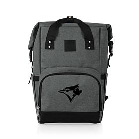 Officially Licensed MLB Toronto On The Go Roll-Top Cooler Backpack 