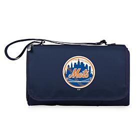 Officially Licensed MLB Tote Outdoor Picnic Blanket - New York Mets
