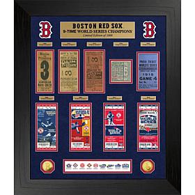 Officially Licensed MLB World Series Gold Coin/Ticket Collction Boston