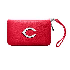 Officially Licensed MLB Zip Organizer Wallet - Cincinnati Reds