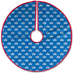 Officially Licensed NBA Christmas Tree Skirt - Los Angeles Clippers