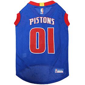 Officially Licensed NBA PetsFirst Detroit Pistons Basketball Jersey