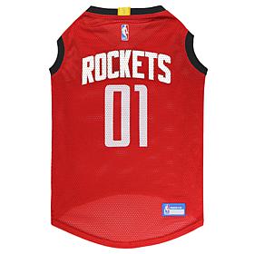 Officially Licensed NBA PetsFirst Houston Rockets Basketball Jersey