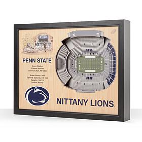 Officially Licensed NCAA 25-Layer StadiumViews 3D Wall Art- Penn State