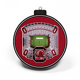 Officially Licensed NCAA 3D StadiumView Ornament 2-pack-South Carolina
