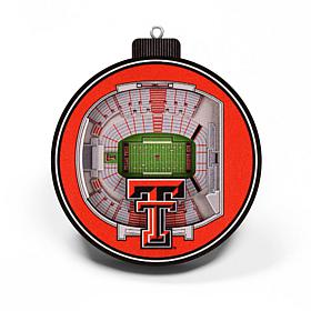 Officially Licensed NCAA 3D StadiumView Ornament 2-pack - Texas Tech