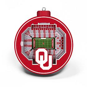 Officially Licensed NCAA 3D StadiumView Ornament 2-pack - Oklahoma
