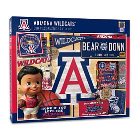 Officially Licensed NCAA Arizona Wildcats Retro 500-Piece Puzzle
