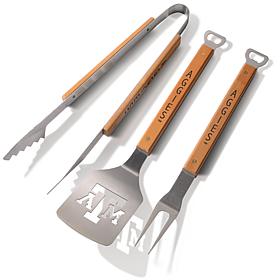 Officially-licensed NCAA Classic 3-Piece BBQ Set - Texas A&M Aggies