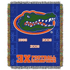Officially Licensed NCAA Commemorative Throw - Florida