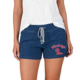 Officially Licensed NCAA Concepts Sport Ladies Knit Short- Mississippi