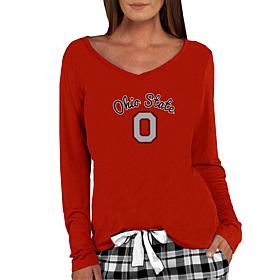 Officially Licensed NCAA Concepts Sport Ohio State Ladies Long Sleeve