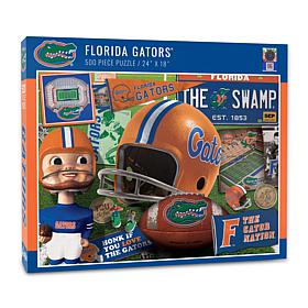 Officially Licensed NCAA Florida Gators Retro Series 500-Piece Puzzle