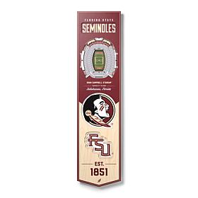 Officially Licensed NCAA Florida State Seminoles 3D Stadium Banner