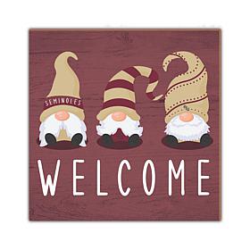 Officially Licensed NCAA Florida State University Welcome Gnomes Sign
