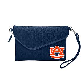 Officially Licensed NCAA Fold Over Crossbody Purse - Auburn Tigers