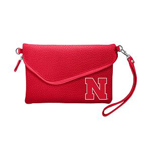 Officially Licensed NCAA Fold Over Purse - Nebraska Cornhuskers