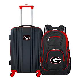 Officially Licensed NCAA Georgia Bulldogs Backpack & Carry-On Set