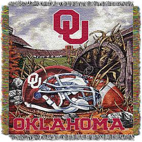 Officially Licensed NCAA Home Field Advantage Throw - Oklahoma