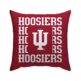 Officially Licensed NCAA Indiana Hoosiers Poly Span Décor Pillow