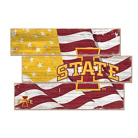 Officially Licensed NCAA Iowa State Three Plank Flag
