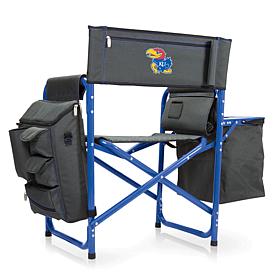 Officially Licensed NCAA Kansas Jayhawks Backpack Chair w/Cooler