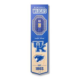 Officially Licensed NCAA Kentucky Wildcats 3D Stadium Banner