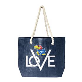 Officially Licensed NCAA Love Tote - Kansas Jayhawks