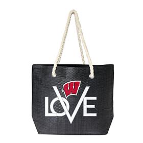 Officially Licensed NCAA Love Tote - Wisconsin Badgers