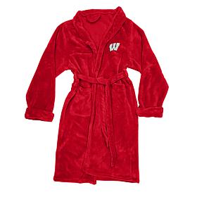 Officially Licensed NCAA Men's L/XL Bathrobe - Wisconsin