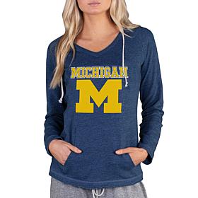 Officially Licensed NCAA Michigan Mainstream Ladies' L/S Hooded Top