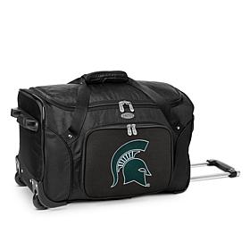 Officially Licensed NCAA Michigan State 22" Wheeled Duffel Bag