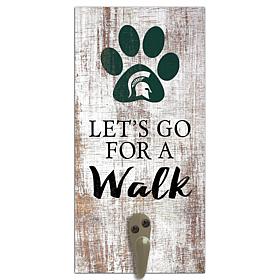 Officially Licensed NCAA Michigan State University Leash Holder Sign